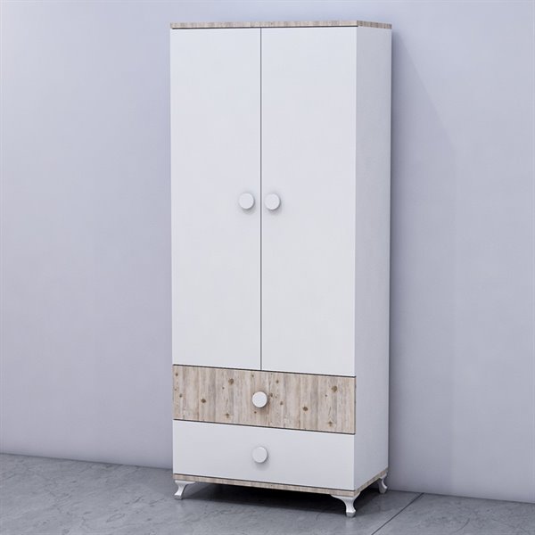 Garaj Home Damla 2 Kapaklı 2 Çekmeceli Dolapv