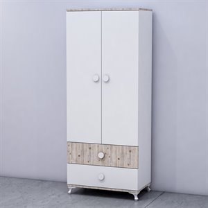 Garaj Home Damla 2 Kapaklı 2 Çekmeceli Dolapv