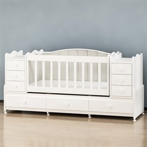 Garaj Home Efe 60x120 Uzayan 9 Çekmeceli Beşik