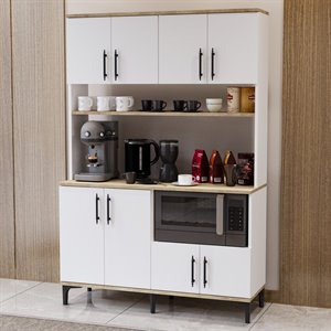 Garaj Home Elmas 120 Raflı Çok Amaçlı Kahve Köşesi