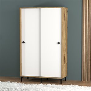 Garaj Home Mercan 2 Kapak Sürgülü Dolap