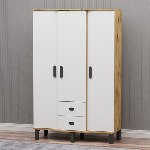 Garaj Home Parla 3 Kapaklı Dolap