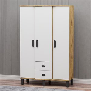 Garaj Home Parla 3 Kapaklı Dolap