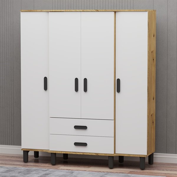 Garaj Home Parla 4 Kapaklı Dolap