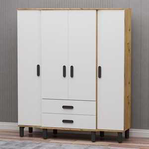 Garaj Home Parla 4 Kapaklı Dolap