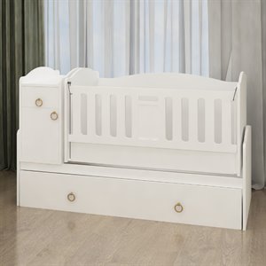 Garaj Home Tuana 60x120 Uzayan Asansörlü Yavrulu Beşik