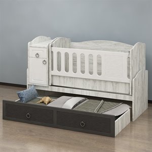 Garaj Home Tuana Membran 60x120 Uzayan Asansörlü Yavrulu Beşik