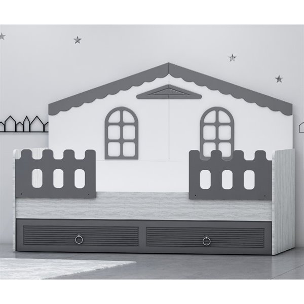 Garaj Home Tuana Membran Yavrulu Montessori 90x190 Karyola 