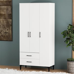 Garaj Home Vera 3 Kapaklı 2 Çekmeceli Dolap